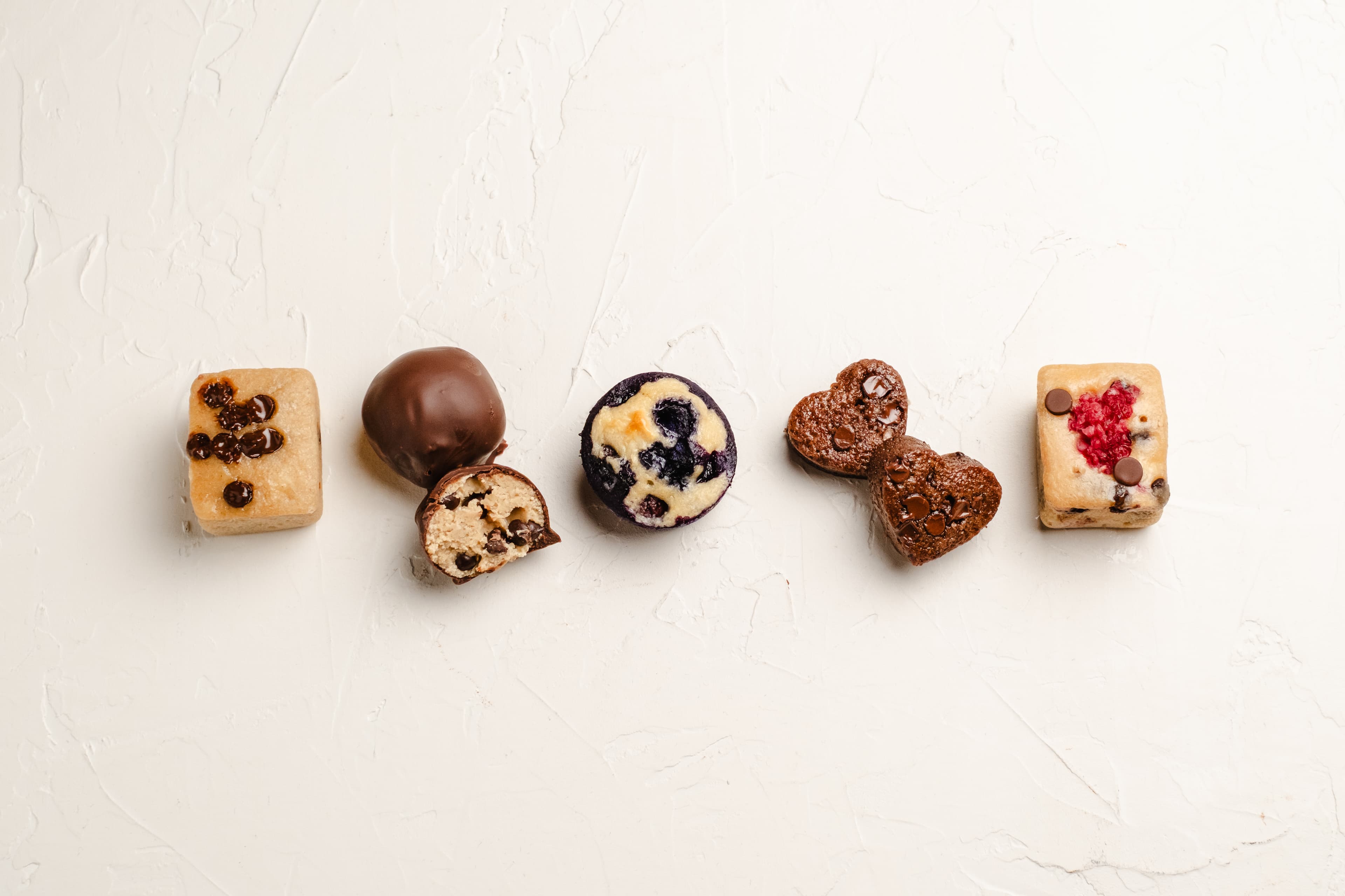 Every Bite Me bite, lined up